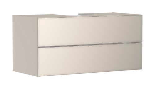 Hansgrohe-HG-Xevolos-E-Waschtischunterschrank-Sandbeige-Matt-1180-550-mit-2-Schubkaesten-fuer-Konsolen-mit-Aufsatzwaschtisch-geschliffen-Sandbeige-Matt-54194790 gallery number 1